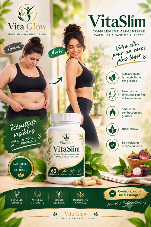 VitaSlim capsules minceur naturelles Vita Glow – avant après
